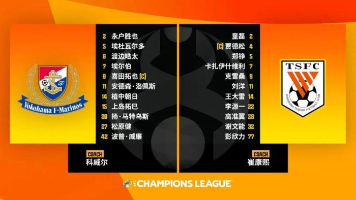 山东泰山客场0-1负于横滨水手，凭总比分1-3遗憾